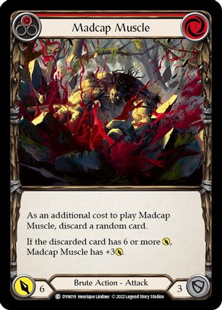 Madcap Muscle (Red) [DYN019] (Dynasty)  Rainbow Foil-1