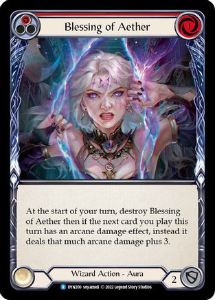 Blessing of Aether (Red) [DYN200] (Dynasty)