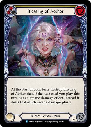 Blessing of Aether (Yellow) [DYN201] (Dynasty)-1