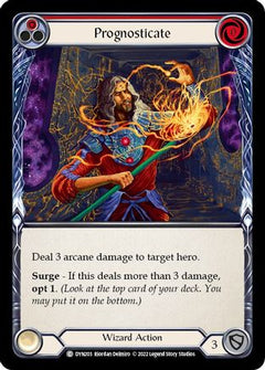 Prognosticate (Red) [DYN203] (Dynasty)  Rainbow Foil-1
