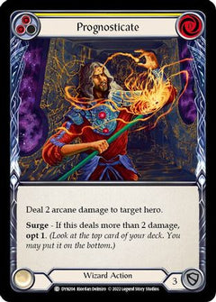 Prognosticate (Yellow) [DYN204] (Dynasty)  Rainbow Foil-1