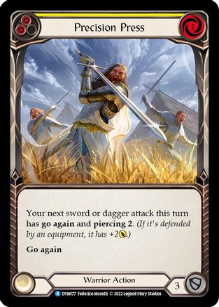 Precision Press (Yellow) [DYN077] (Dynasty)-1