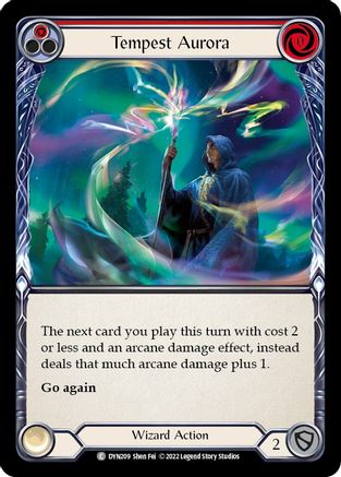 Tempest Aurora (Red) [DYN209] (Dynasty)  Rainbow Foil-1