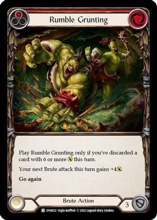 Rumble Grunting (Red) [DYN022] (Dynasty)-1