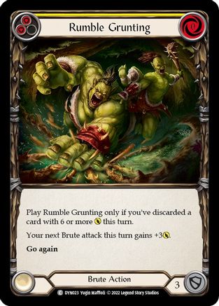 Rumble Grunting (Yellow) [DYN023] (Dynasty)-1