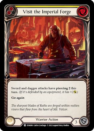 Visit the Imperial Forge (Yellow) [DYN086] (Dynasty)  Rainbow Foil-1