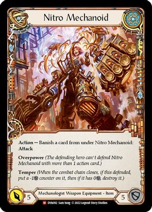 Construct Nitro Mechanoid // Nitro Mechanoid [DYN092] (Dynasty)  Cold Foil-3