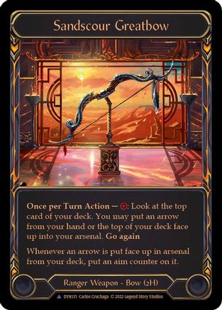 Sandscour Greatbow (Marvel) [DYN151] (Dynasty)  Cold Foil-1