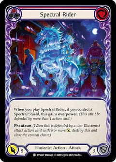 Spectral Rider (Red) [DYN227] (Dynasty)  Rainbow Foil-1