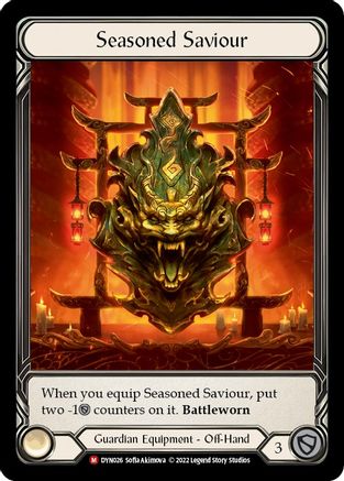 Seasoned Saviour [DYN026] (Dynasty)  Rainbow Foil-1