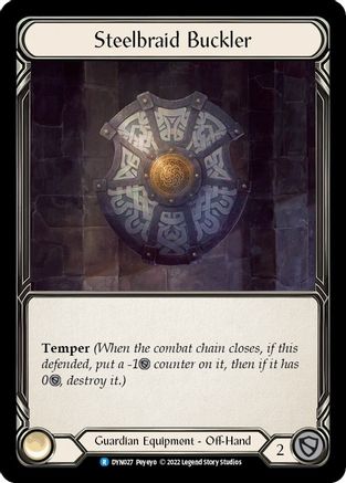 Steelbraid Buckler [DYN027] (Dynasty)  Rainbow Foil-1