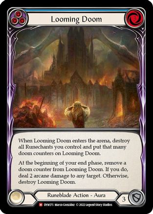 Looming Doom [DYN175] (Dynasty)  Rainbow Foil-1