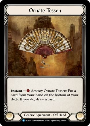 Ornate Tessen [DYN235] (Dynasty)  Rainbow Foil-1