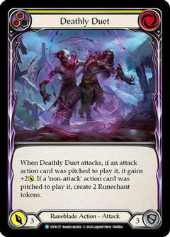 Deathly Duet (Yellow) [DYN177] (Dynasty)  Rainbow Foil-1