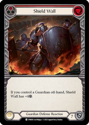 Shield Wall (Red) [DYN036] (Dynasty)-1