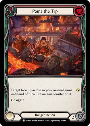 Point the Tip (Red) [DYN168] (Dynasty)  Rainbow Foil-1