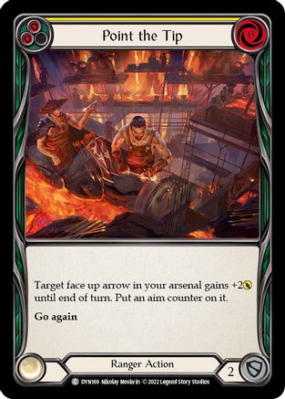 Point the Tip (Yellow) [DYN169] (Dynasty)  Rainbow Foil-1