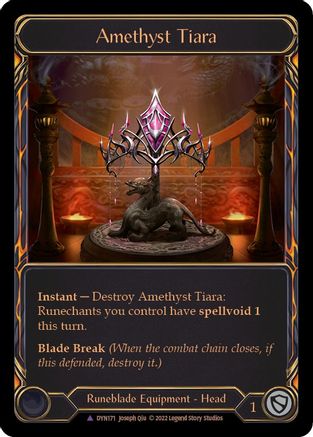 Amethyst Tiara (Marvel) [DYN171] (Dynasty)  Cold Foil-1