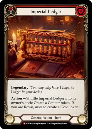 Imperial Ledger [DYN241] (Dynasty)  Rainbow Foil-1