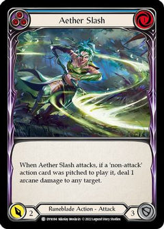 Aether Slash (Blue) [DYN184] (Dynasty)  Rainbow Foil-1