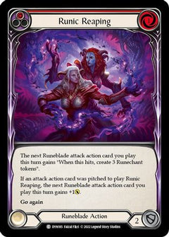 Runic Reaping (Red) [DYN185] (Dynasty)  Rainbow Foil-1