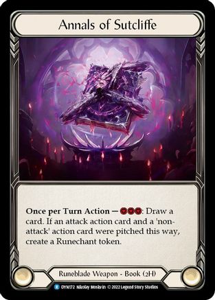Annals of Sutcliffe [DYN172] (Dynasty)  Rainbow Foil