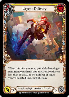 Urgent Delivery (Yellow) [DYN108] (Dynasty)  Rainbow Foil-1