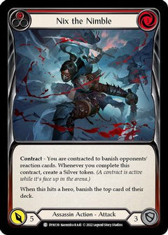 Nix the Nimble (Red) [DYN139] (Dynasty)  Rainbow Foil-1
