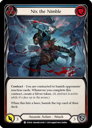 Nix the Nimble (Blue) [DYN141] (Dynasty)  Rainbow Foil-1