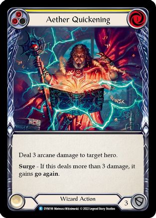 Aether Quickening (Yellow) [DYN198] (Dynasty)  Rainbow Foil-1