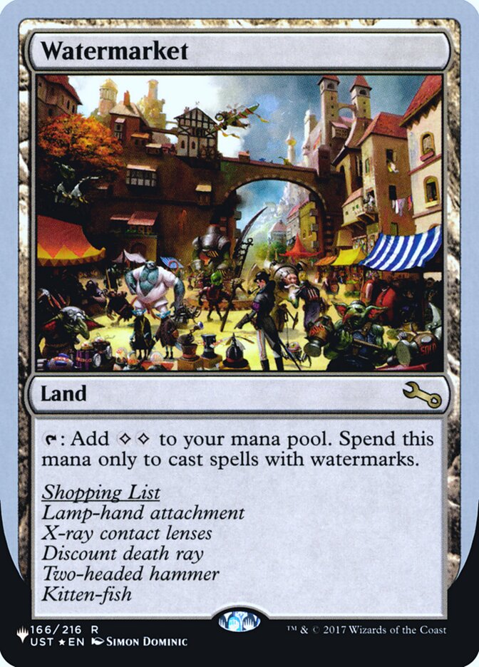 Watermarket (Unfinity Foil Edition) [The List]-1