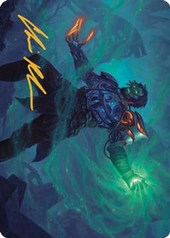 Mishra, Claimed by Gix Art Card (Gold-Stamped Signature) [The Brothers' War Art Series]-1