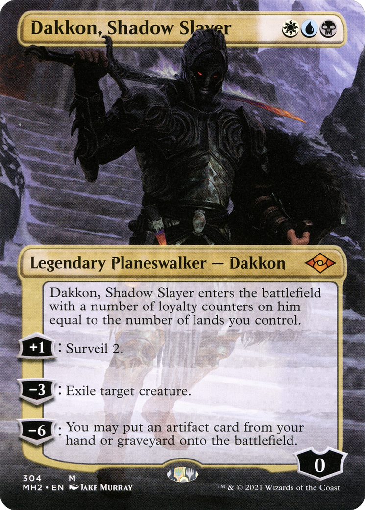 Dakkon, Shadow Slayer (Borderless) [Modern Horizons 2]-1
