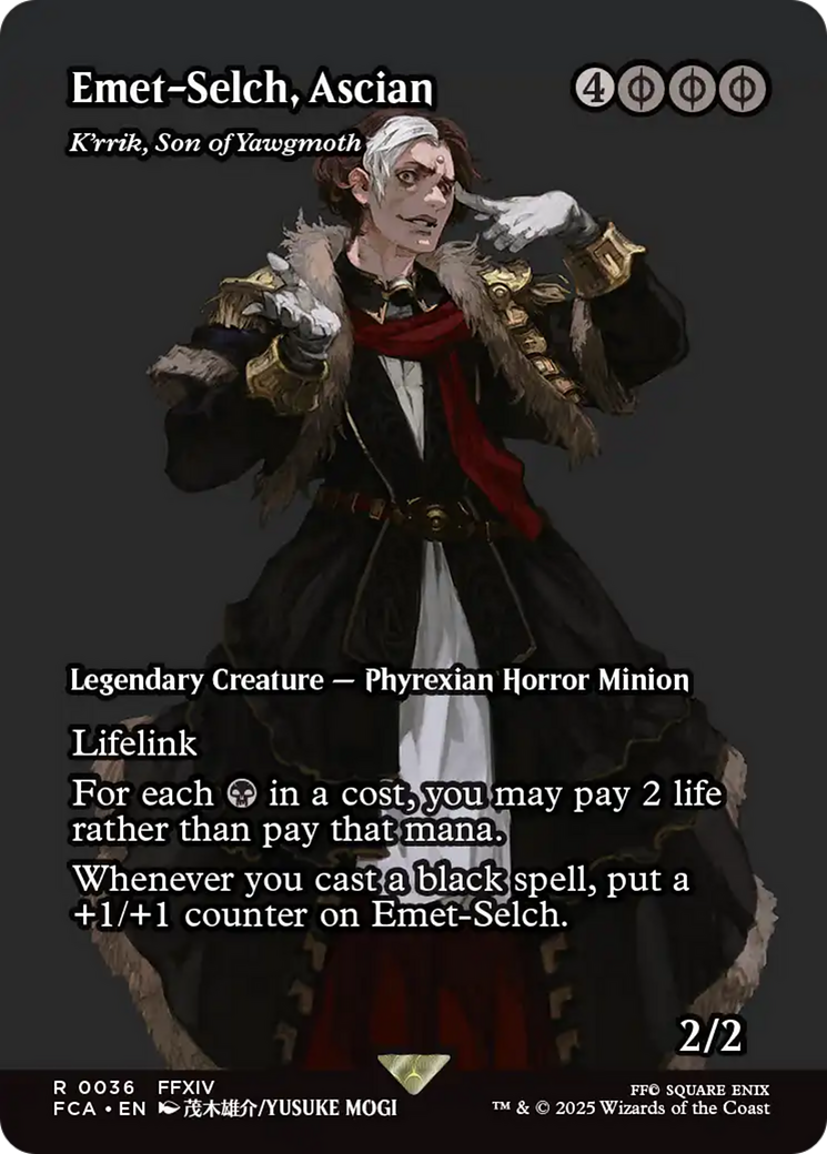 Emet-Selch, Ascian - K'rrik, Son of Yawgmoth (Showcase) [FINAL FANTASY : Through the Ages]-1