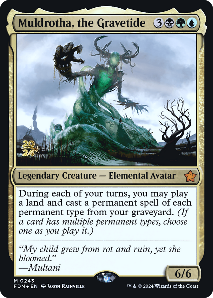 Muldrotha, the Gravetide [Foundations Prerelease Promos]-1
