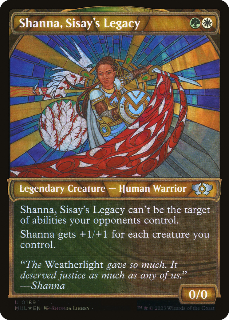 Shanna, Sisay's Legacy (Halo Foil) [Multiverse Legends]-1
