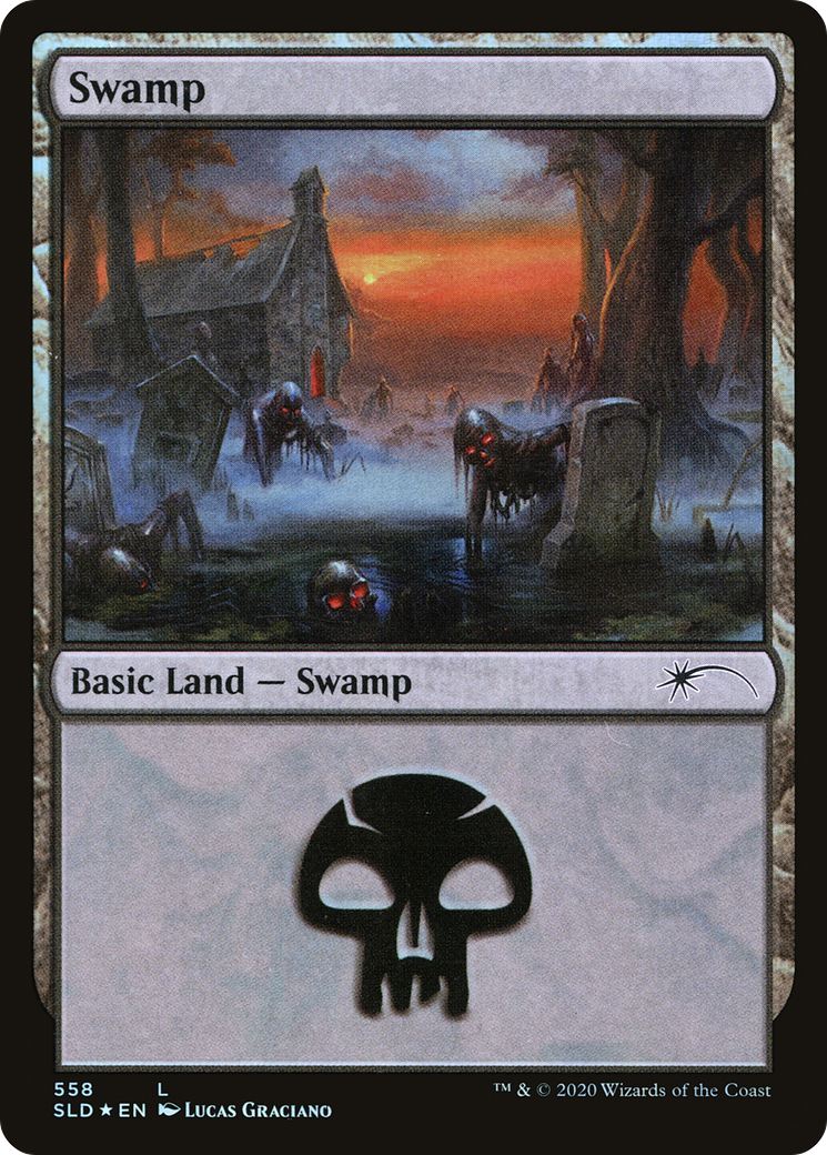 Swamp (Reanimated) (558) [Secret Lair Drop Promos]-1