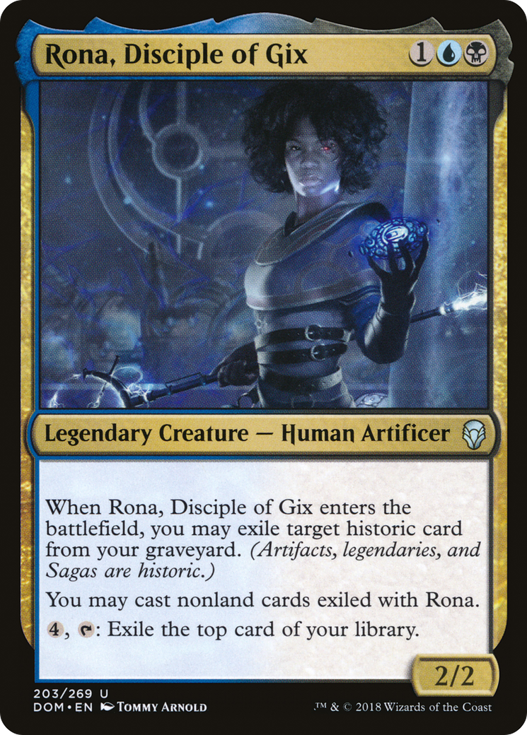 Rona, Disciple of Gix [Dominaria]-1
