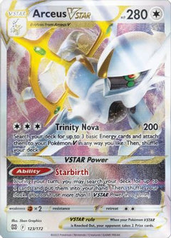 Arceus VSTAR (123/172) (Metal Card) [Sword & Shield: Brilliant Stars]-1