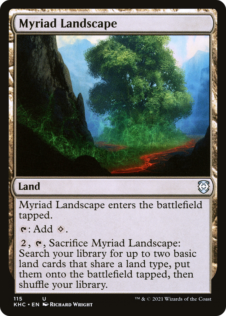 Myriad Landscape [Kaldheim Commander]-1