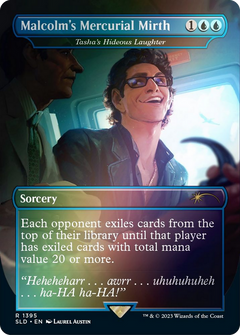 Malcolm's Mercurial Mirth - Tasha's Hideous Laughter (Rainbow Foil) [Secret Lair Drop Series]-1