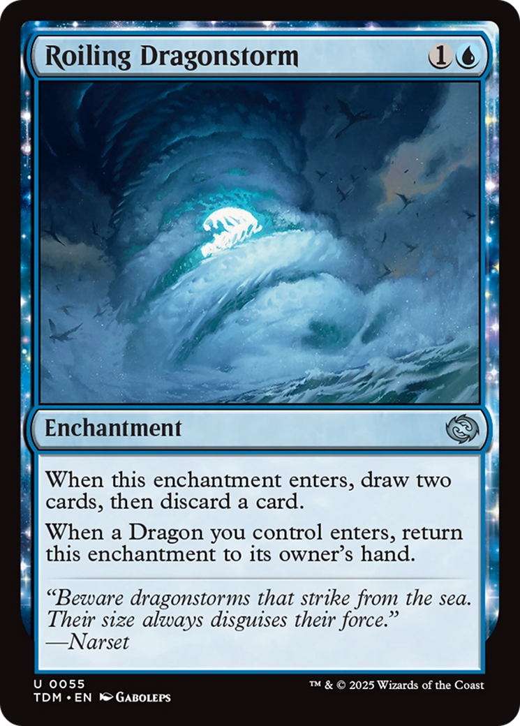 Roiling Dragonstorm [Tarkir: Dragonstorm]-1