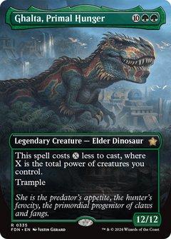 Ghalta, Primal Hunger (Borderless) [Foundations]-3