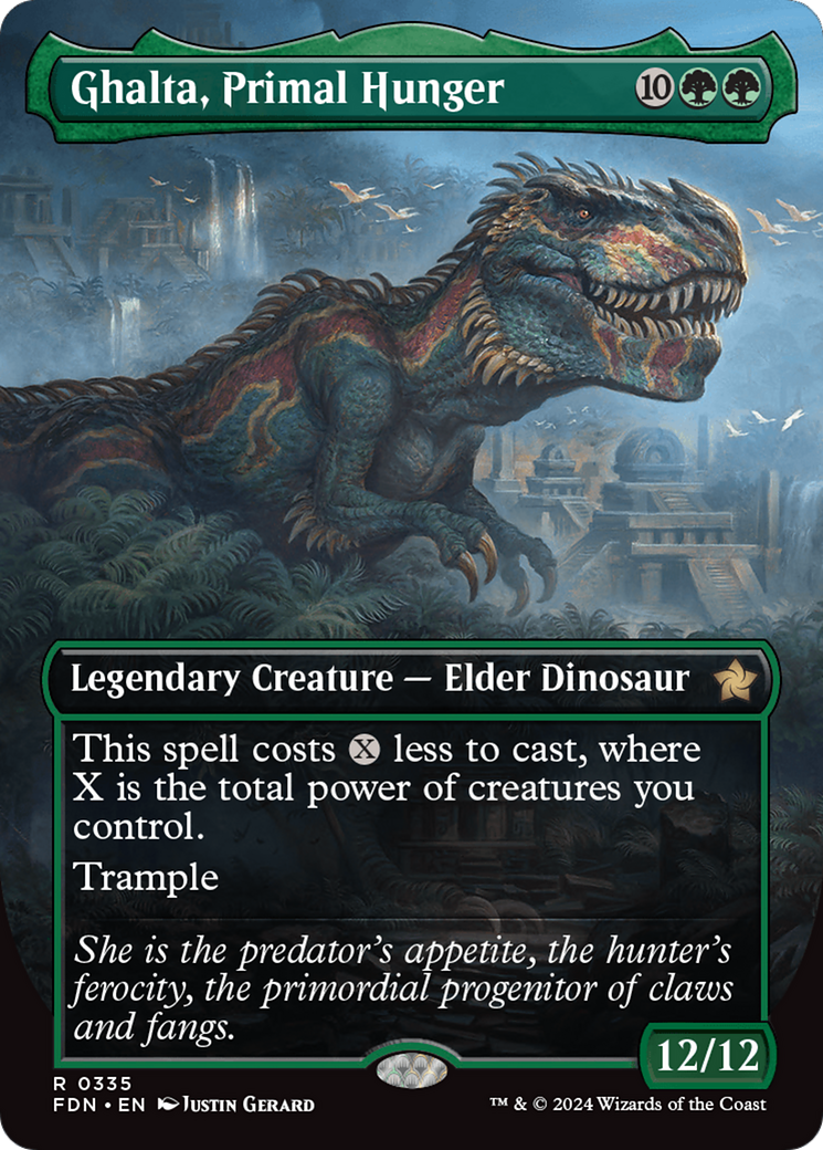 Ghalta, Primal Hunger (Borderless) [Foundations]-3
