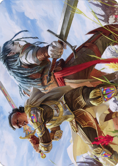 Join Forces // Join Forces (ADMU-009) - Dominaria United Art Series (Borderless)-1