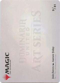 Join Forces // Join Forces (ADMU-009) - Dominaria United Art Series (Borderless)-2