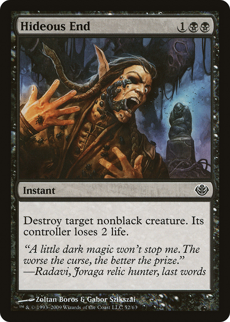 Hideous End [Duel Decks: Garruk vs. Liliana]-1