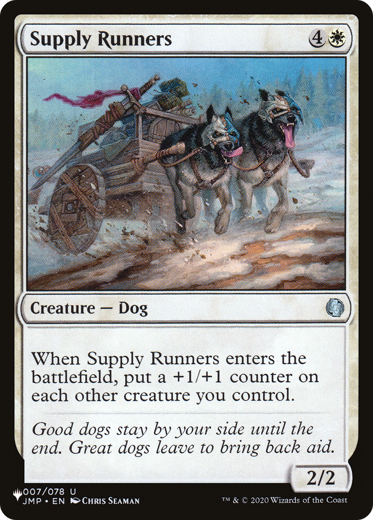 Supply Runners [The List]-1