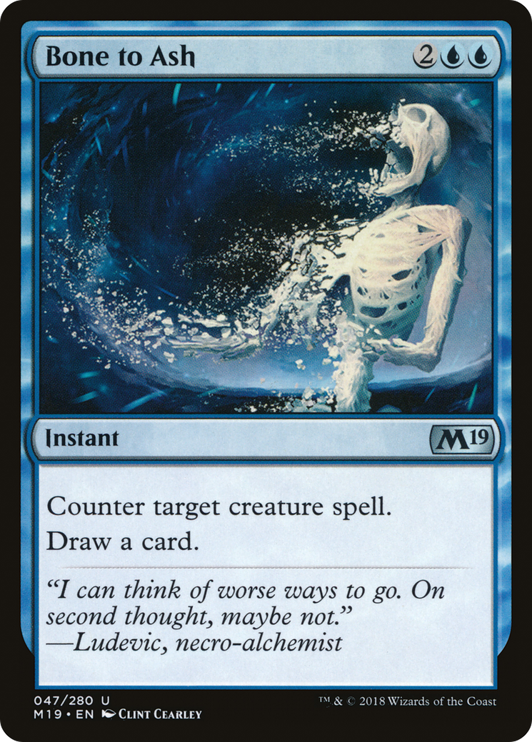 Bone to Ash [Core Set 2019]-1