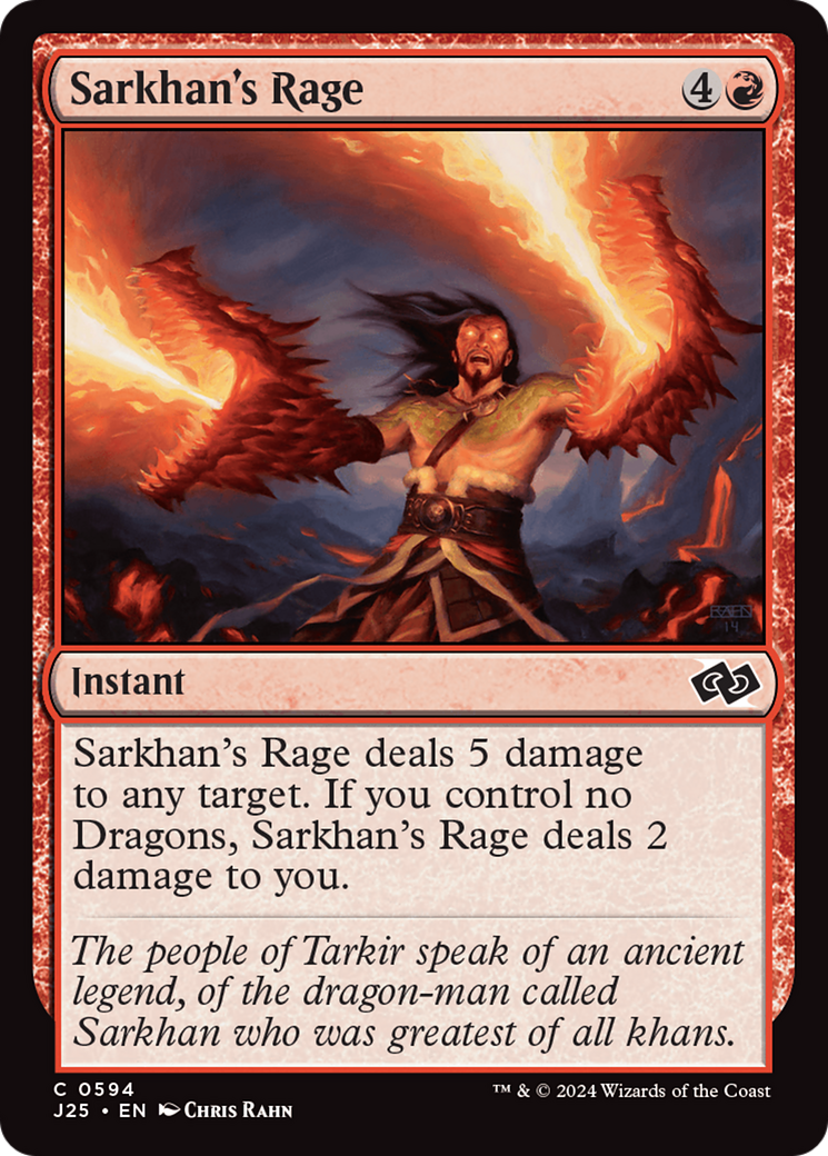Sarkhan's Rage [Foundations Jumpstart]-1